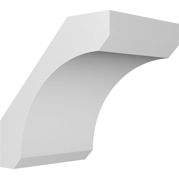 Ekena Millwork 6-in. W x 8-in. D x 8-in. H Legacy Architectural Grade PVC Knee Brace BRCP06X08X08LEC - main